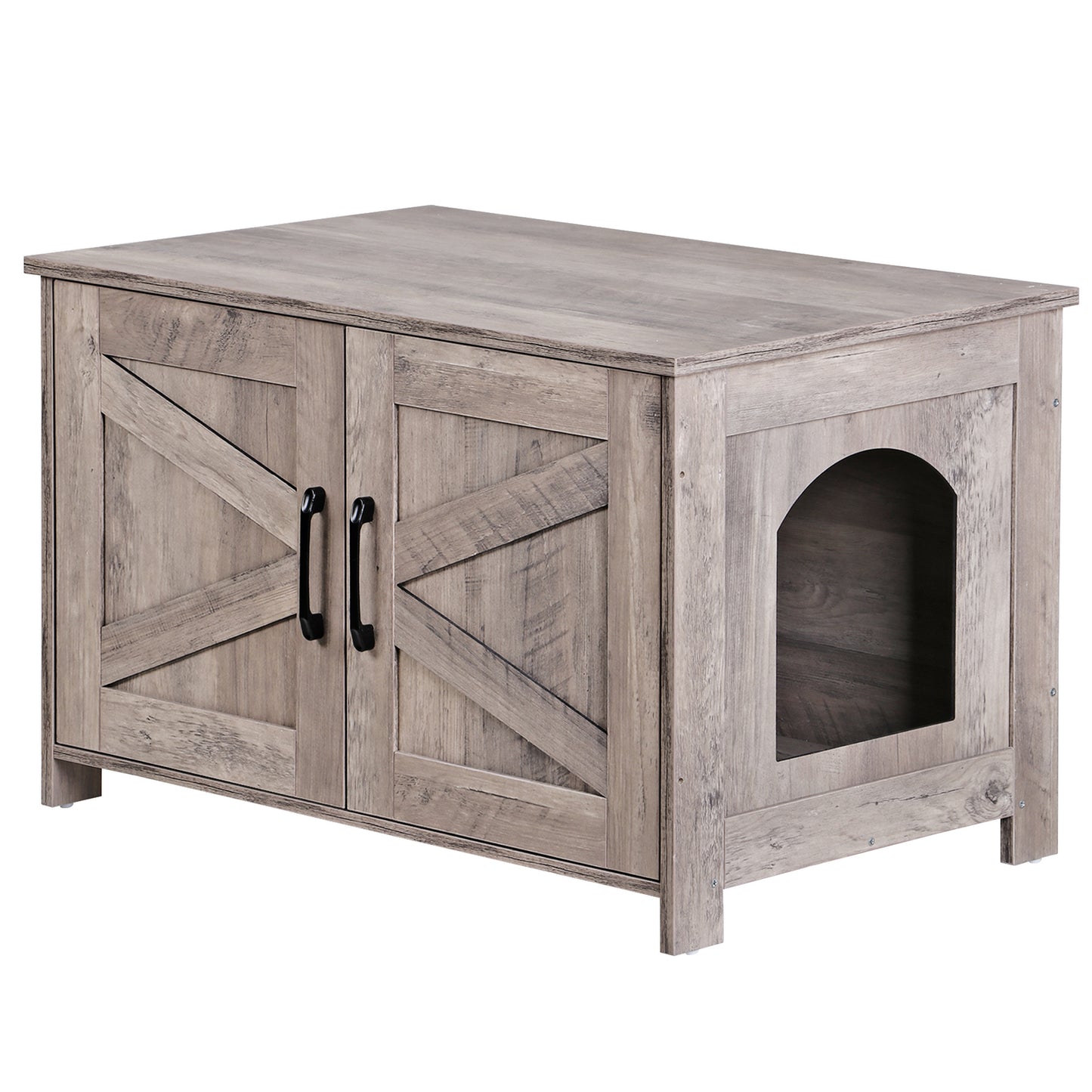 Cat Litter Box Enclosure Hidden Litter Box Furniture Washroom Storage Cabinet