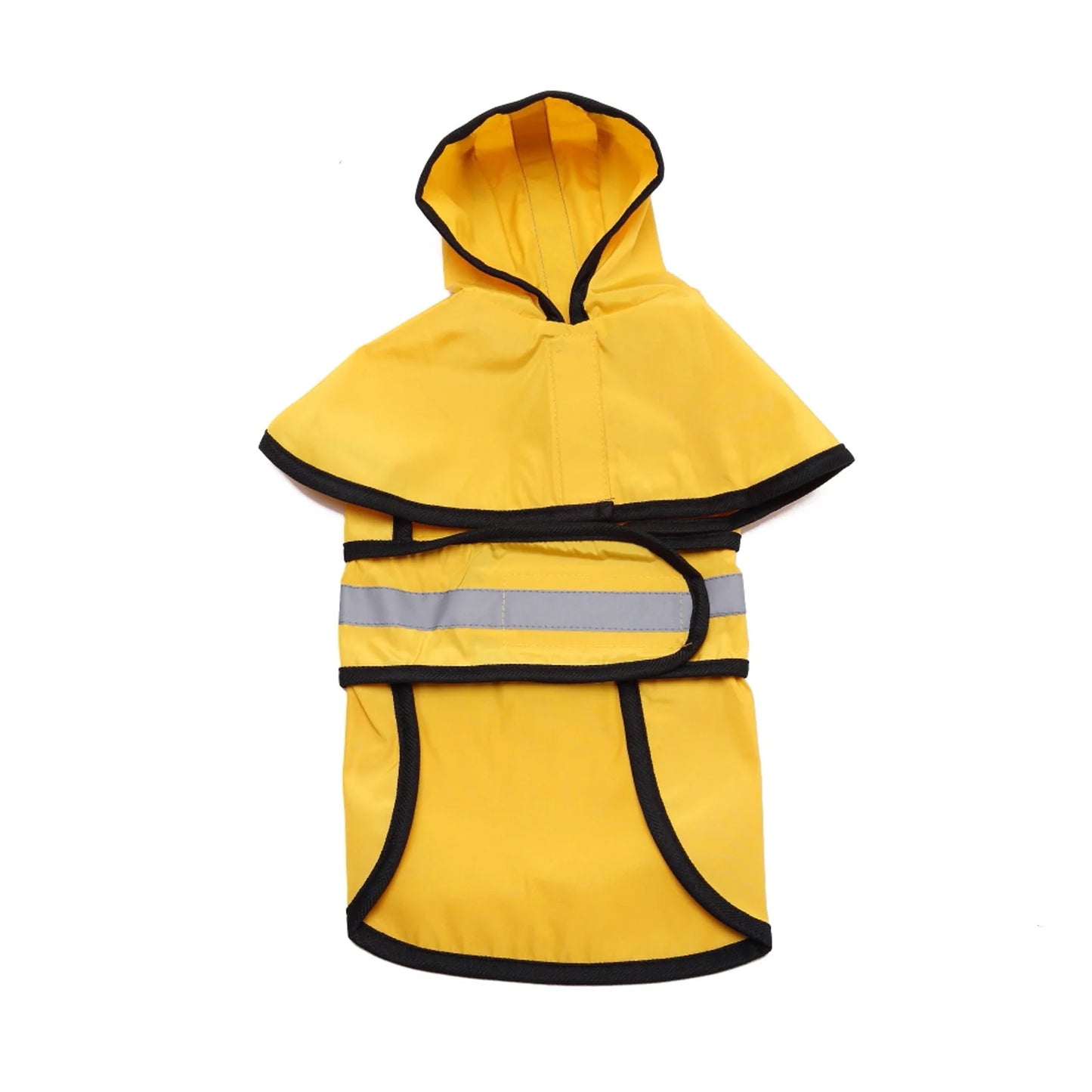Cute Dog Raincoat Pet Raincoat Reflective Hooded Hook&Loop Small, Medium and Large Dog Raincoat