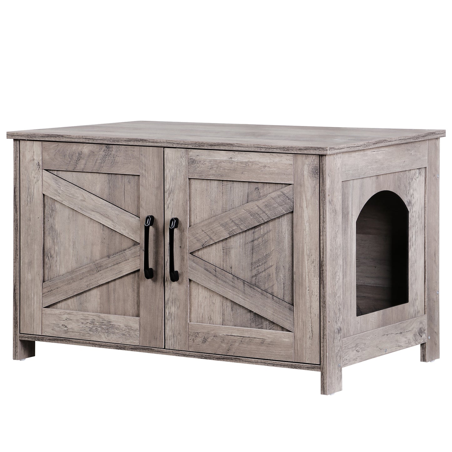 Cat Litter Box Enclosure Hidden Litter Box Furniture Washroom Storage Cabinet