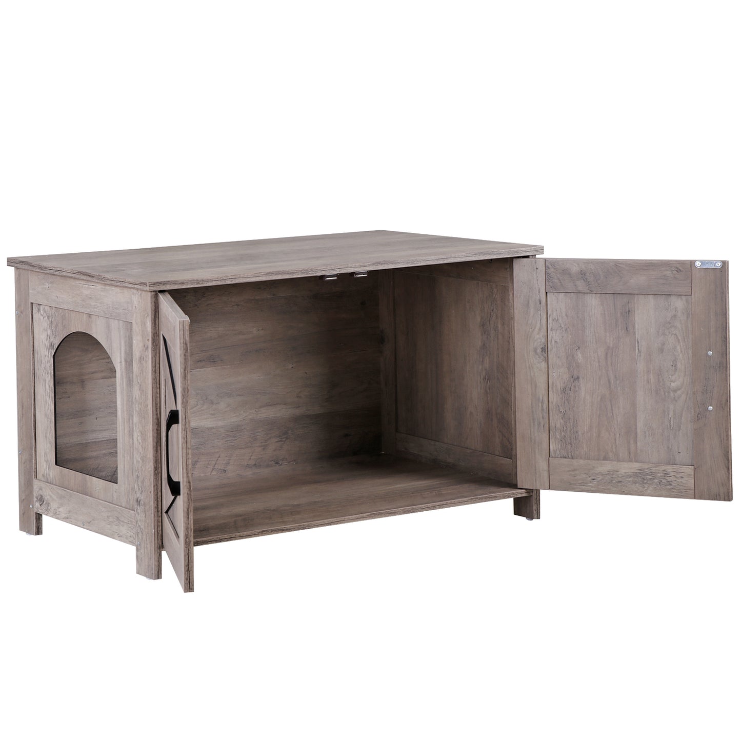 Cat Litter Box Enclosure Hidden Litter Box Furniture Washroom Storage Cabinet