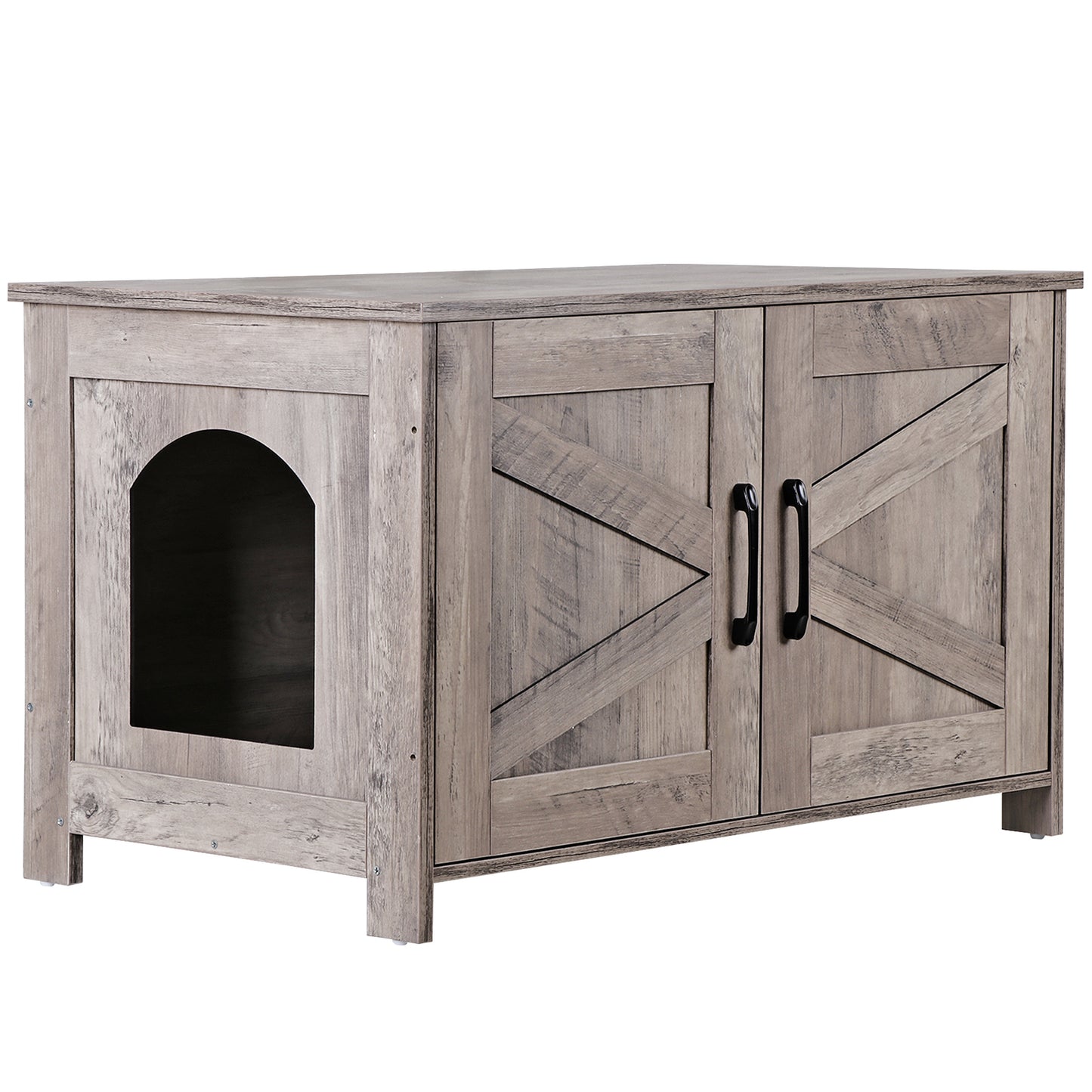 Cat Litter Box Enclosure Hidden Litter Box Furniture Washroom Storage Cabinet