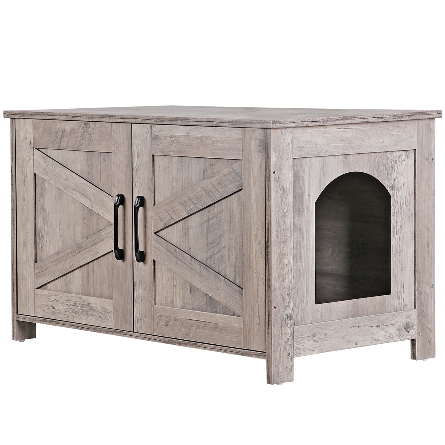 Cat Litter Box Enclosure Hidden Litter Box Furniture Washroom Storage Cabinet