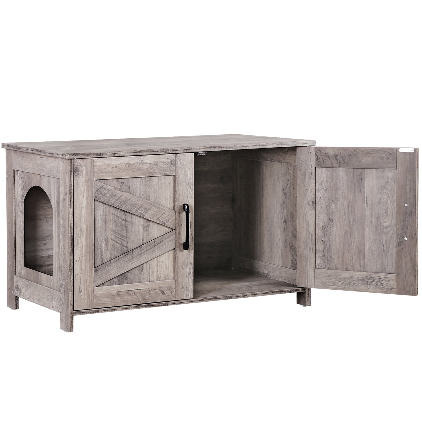 Cat Litter Box Enclosure Hidden Litter Box Furniture Washroom Storage Cabinet