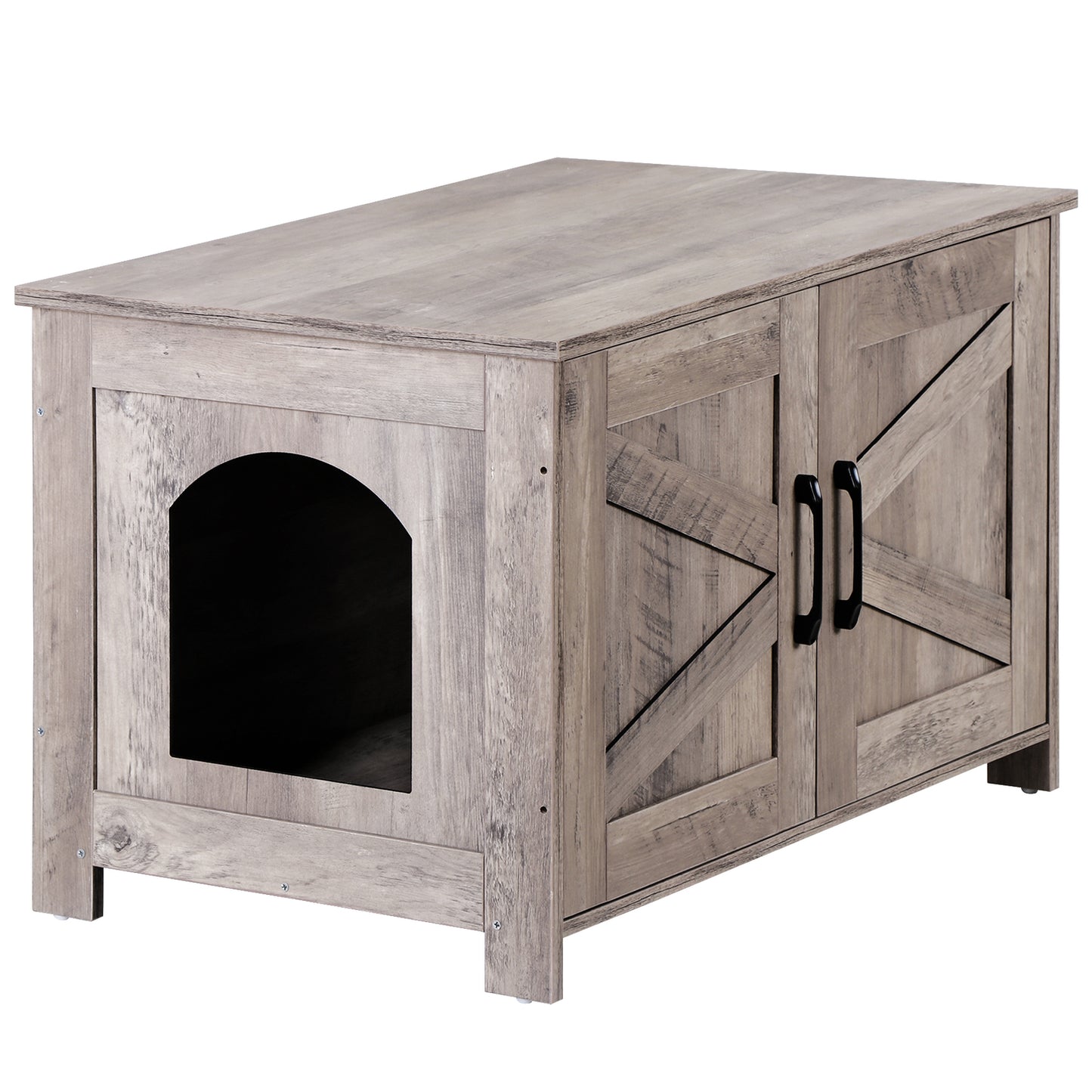 Cat Litter Box Enclosure Hidden Litter Box Furniture Washroom Storage Cabinet