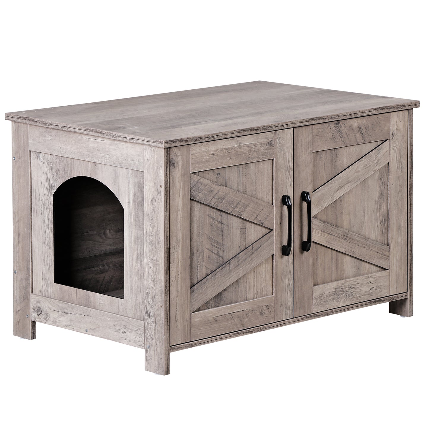 Cat Litter Box Enclosure Hidden Litter Box Furniture Washroom Storage Cabinet