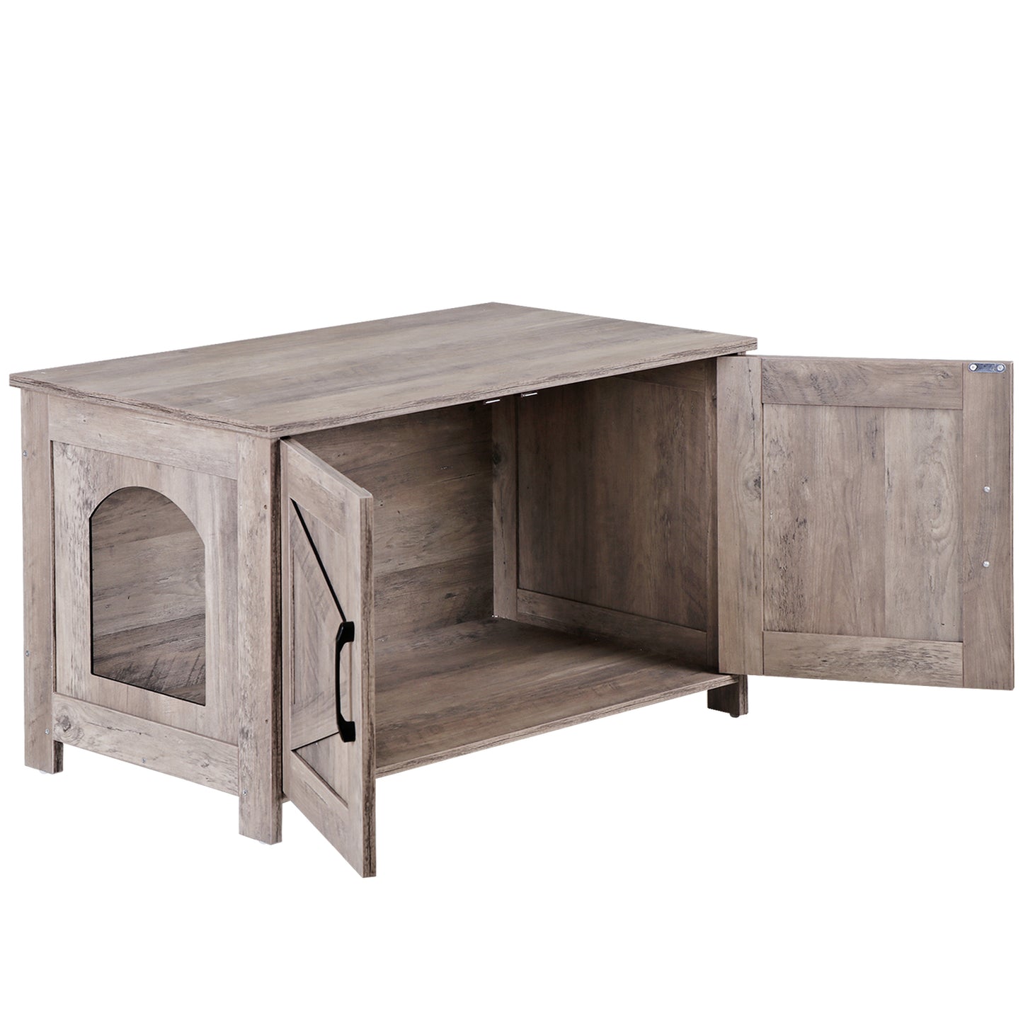 Cat Litter Box Enclosure Hidden Litter Box Furniture Washroom Storage Cabinet