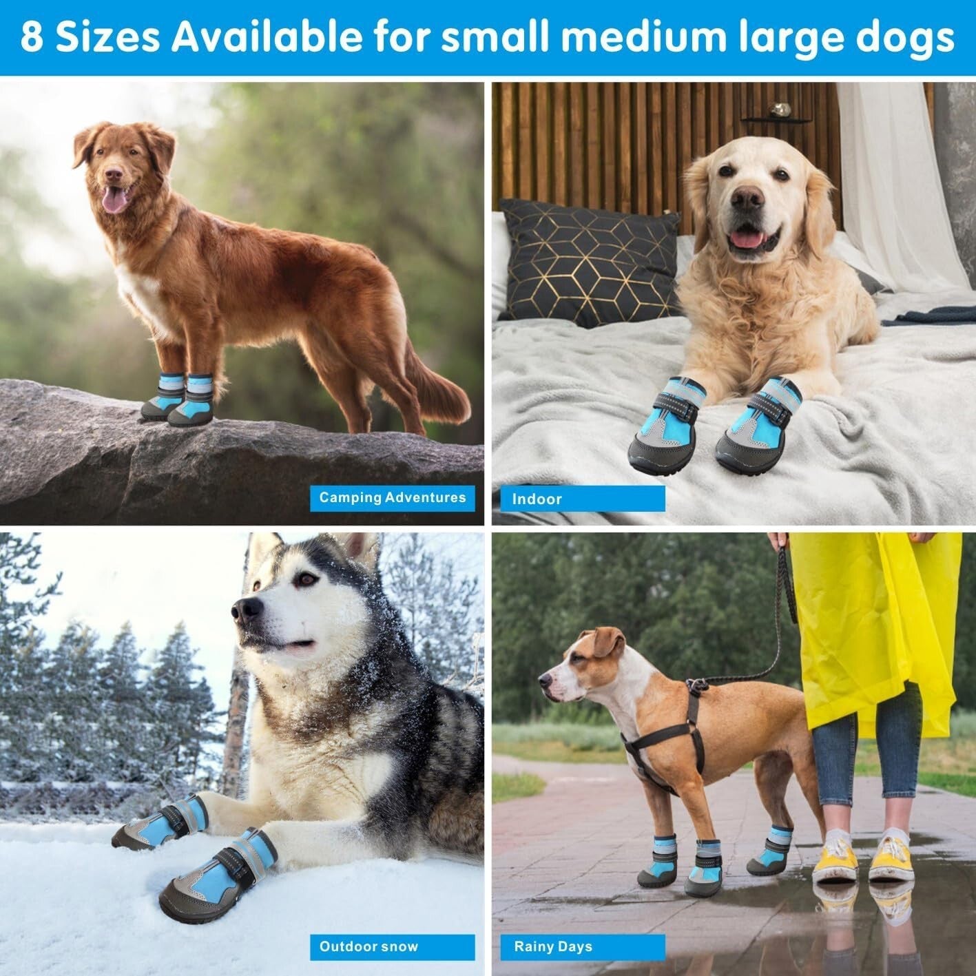 Dog Shoes, Otunrues Dog Shoes , Anti-Slip Dog Boot and Paw Protector XS