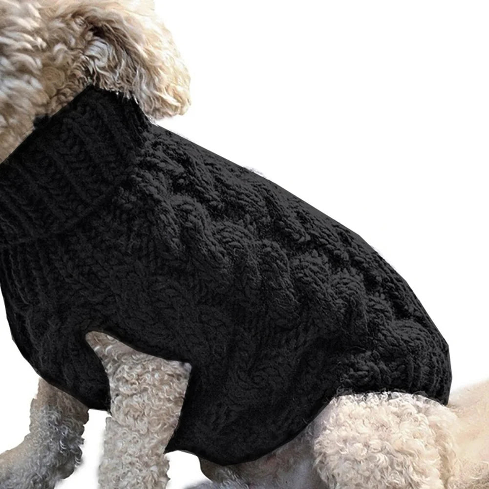 Pet Small Dog Cat Chihuahua Autumn Winter Sweater Knitwear Clothes Blouse Outfit,Skin Pink M